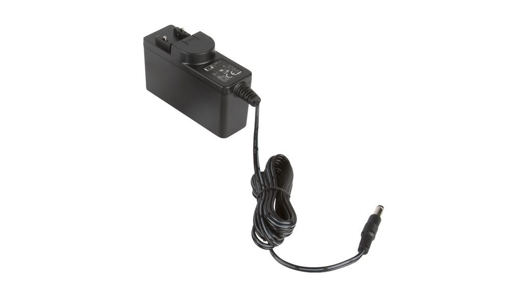 Verwisselbare adapter ITE en medische plug-in voeding ACM18 12V 1.3A 18W Vatstekker 2,5 x 5,5 mm